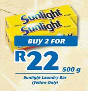 Sunlight Laundry Bar (Yellow Only)-2 x 500g