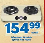 Diamond Double Spiral Hot Plate-Each