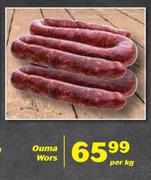 Ouma Wors-Per kg