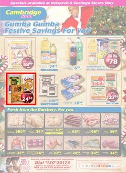 Cambridge Food Nelspruit And Seshego : November Mid Month (8 Nov - 20 Nov 2018), page 1
