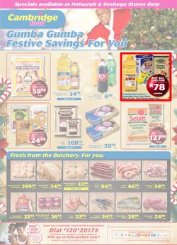 Cambridge Food Nelspruit And Seshego : November Mid Month (8 Nov - 20 Nov 2018), page 1