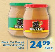 Black Cat Peanut Butter-400g Each