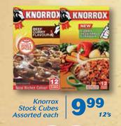 Knorrox Stock Cubes-12's Each