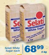 Selati White Sugar-5kg Each