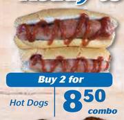 Hot Dogs Combo-For 2