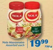 Nola Mayonnaise-750g Each