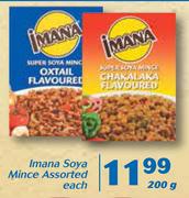 Imana Soya Mince-200g Each