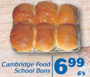 Cambridge Food School Buns-6's