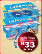 Nutriday Smooth Yoghurt-3x6x100g