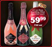J.C Le Roux Sparkling Wine-750ml Each
