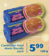 Cambridge Food Marie Biscuits-150g Each