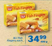 I&J Fish Fingers-400g Each