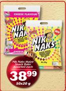 Nik Naks Maize Snacks Baler-50x20g Each