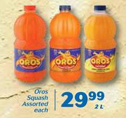 Oros Squash-2Ltr Each