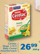 Cerelac Stage 1/ 2/ 3 Baby Cereal-250g Each