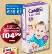 Cuddlers Comfort Disposable Nappies-Each