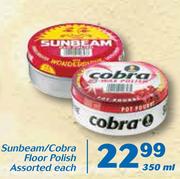 Sunbeam/Cobra Floor Polish-350ml Each