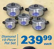 Diamond 10 Piece Pot Set-Each
