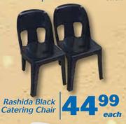 Rashida Black Catering Chair-Each