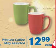 Weaved Coffee Mug-Each