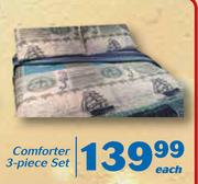 Comforter 3 Piece Set-Each
