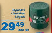 Ingram's Camphor Cream-400ml