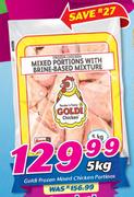 Goldi Frozen Mixed Chicken Portions-5Kg