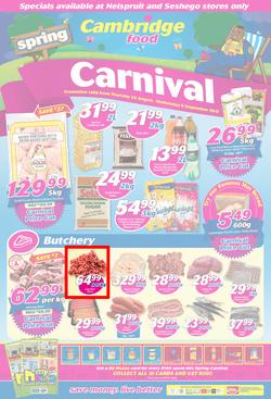 Cambridge Food : Nelspruit & Seshego Carnival (24 Aug - 6 Sep 2017), page 1