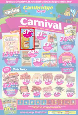 Cambridge Food : Nelspruit & Seshego Carnival (24 Aug - 6 Sep 2017), page 1