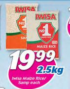 Iwisa Maize Rice/Samp-2.5Kg Each