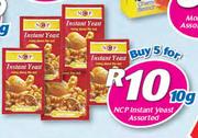 NCP Instant Yeast Assorted-5 x 10g