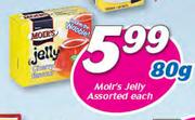 Moir's Jelly Assorted-80g Each