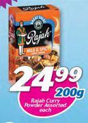 Rajah Curry Powder Assorted-200g