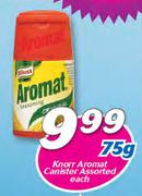 Knorr Aromat Canister Assorted-75g Each