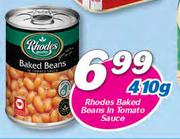 Rhodes Baked Beans In Tomato Sauce-410g