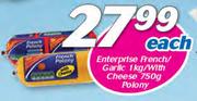 Enterprise French Garlic-1Kg With Cheese Polony-750g Each