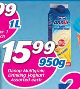 Danup Multigrain Drinking Yoghurt Assorted-950g Each
