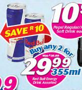 Red Bull Energy Drink Assorted-2 x 355ml