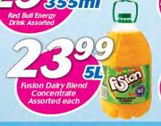Fusion Dairy Blend Concentrate Assorted-5Ltr