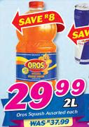 Oros Squash Assorted-2Ltr