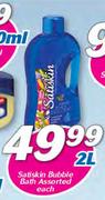 Satiskin Bubble Bath Assorted-2Ltr