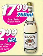 Paarl Perle White Wine-750ml
