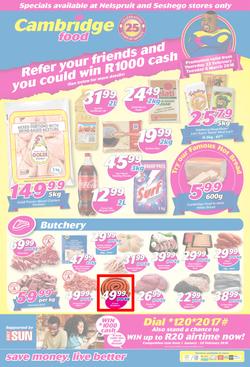 Cambridge Food Nelspruit & Seshego : February Month End (22 Feb - 6 March 2018), page 1