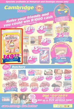 Cambridge Food Nelspruit & Seshego : February Month End (22 Feb - 6 March 2018), page 1