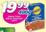 Imana Soya Mince-400g Each