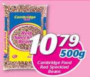 Cambridge Food Red Speckled Beans-500g