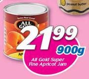 All Gold Super Fine Apricot Jam-900g