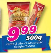 Fatti’s Moni’s Macaroni/Spaghetti-Each