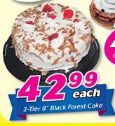 2-Tier 8” Black Forest Cake-Each