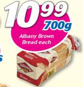 Albany Brown Bread-700g Each